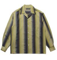 WACKO MARIA / OMBRE STRIPE OPEN COLLAR SHIRT