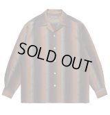 WACKO MARIA / OMBRE STRIPE OPEN COLLAR SHIRT