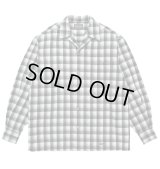 WACKO MARIA /  PENDLETON / WOOL OMBRE CHECK OPEN COLLAR SHIRT