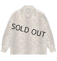 WACKO MARIA / LEOPARD OPEN COLLAR SHIRT