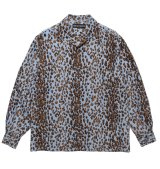 WACKO MARIA / LEOPARD OPEN COLLAR SHIRT
