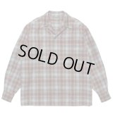 WACKO MARIA /  PENDLETON / WOOL OMBRE CHECK OPEN COLLAR SHIRT