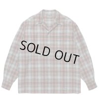 WACKO MARIA /  PENDLETON / WOOL OMBRE CHECK OPEN COLLAR SHIRT