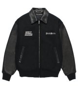 WACKO MARIA / LEATHER VARSITY JACKET