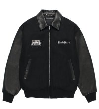 WACKO MARIA / LEATHER VARSITY JACKET