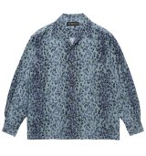 WACKO MARIA / LEOPARD OPEN COLLAR SHIRT