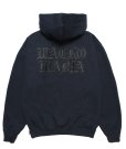 画像1: WACKO MARIA / HEAVY WEIGHT HOODED SWEAT SHIRT (NAVY) (1)
