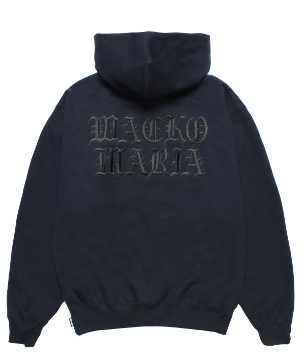 画像1: WACKO MARIA / HEAVY WEIGHT HOODED SWEAT SHIRT (NAVY)