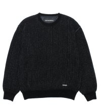 WACKO MARIA / GLITTER KNIT SWEATER (BLUE)