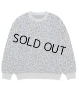 WACKO MARIA / LEOPARD MOHAIR JACQUARD KNIT SWEATER