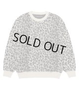 WACKO MARIA / LEOPARD MOHAIR JACQUARD KNIT SWEATER