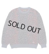 WACKO MARIA / LEOPARD MOHAIR JACQUARD KNIT SWEATER