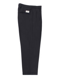 WACKO MARIA / DOUBLE PLEATED WOOL TROUSERS (NAVY)