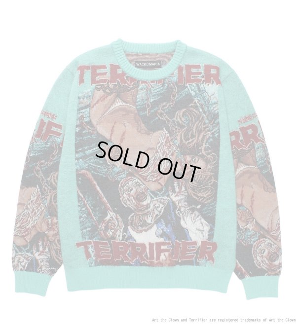 画像1: WACKO MARIA / TERRIFIER / MOHAIR JACQUARD KNIT SWEATER