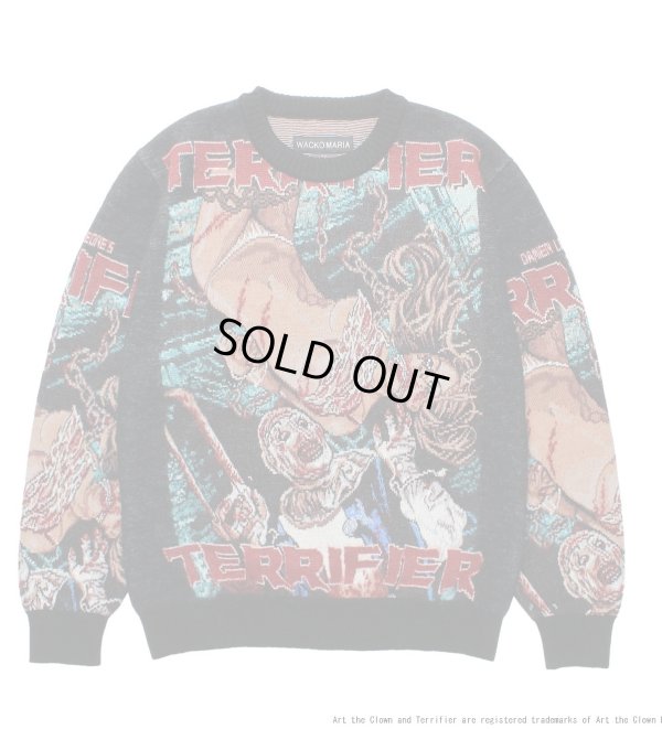 画像1: WACKO MARIA / TERRIFIER / MOHAIR JACQUARD KNIT SWEATER