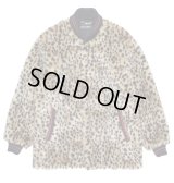 WACKO MARIA / LEOPARD FAUX FUR CAR CLUB JACKET