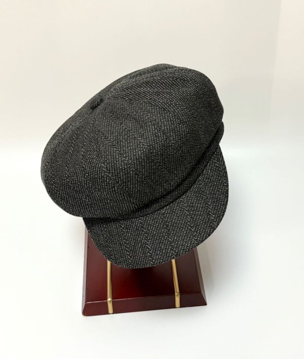 画像1: LEEHEYGE / ワイドクラウン キャスケット(グレー)