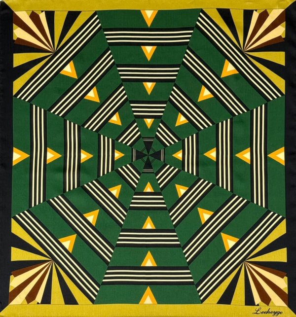 画像1: LEEHEYGE / SPIDER DECO GREEN