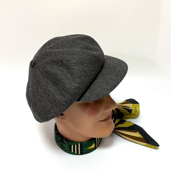 画像6: LEEHEYGE / ワイドクラウン キャスケット(グレー)