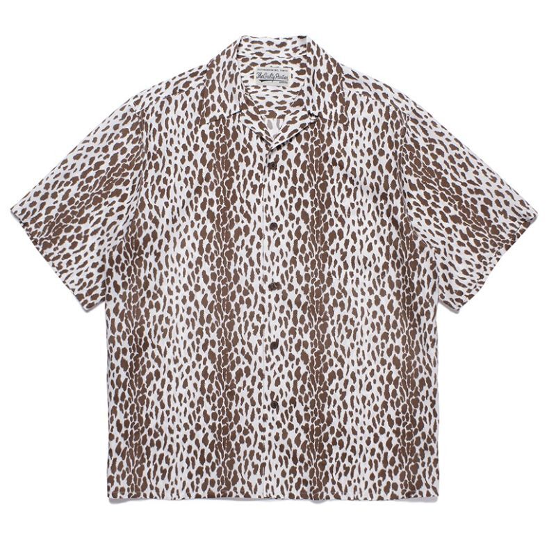 単品購入可 23SS HAWAIIAN LEOPARD OPEN COLLAR SHIRT