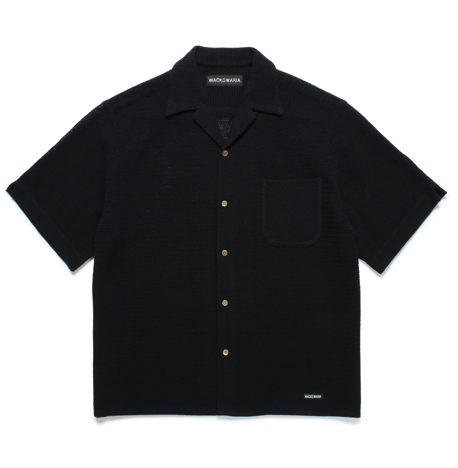 WACKO MARIA / SUMMER KNIT OPEN COLLAR SHIRT