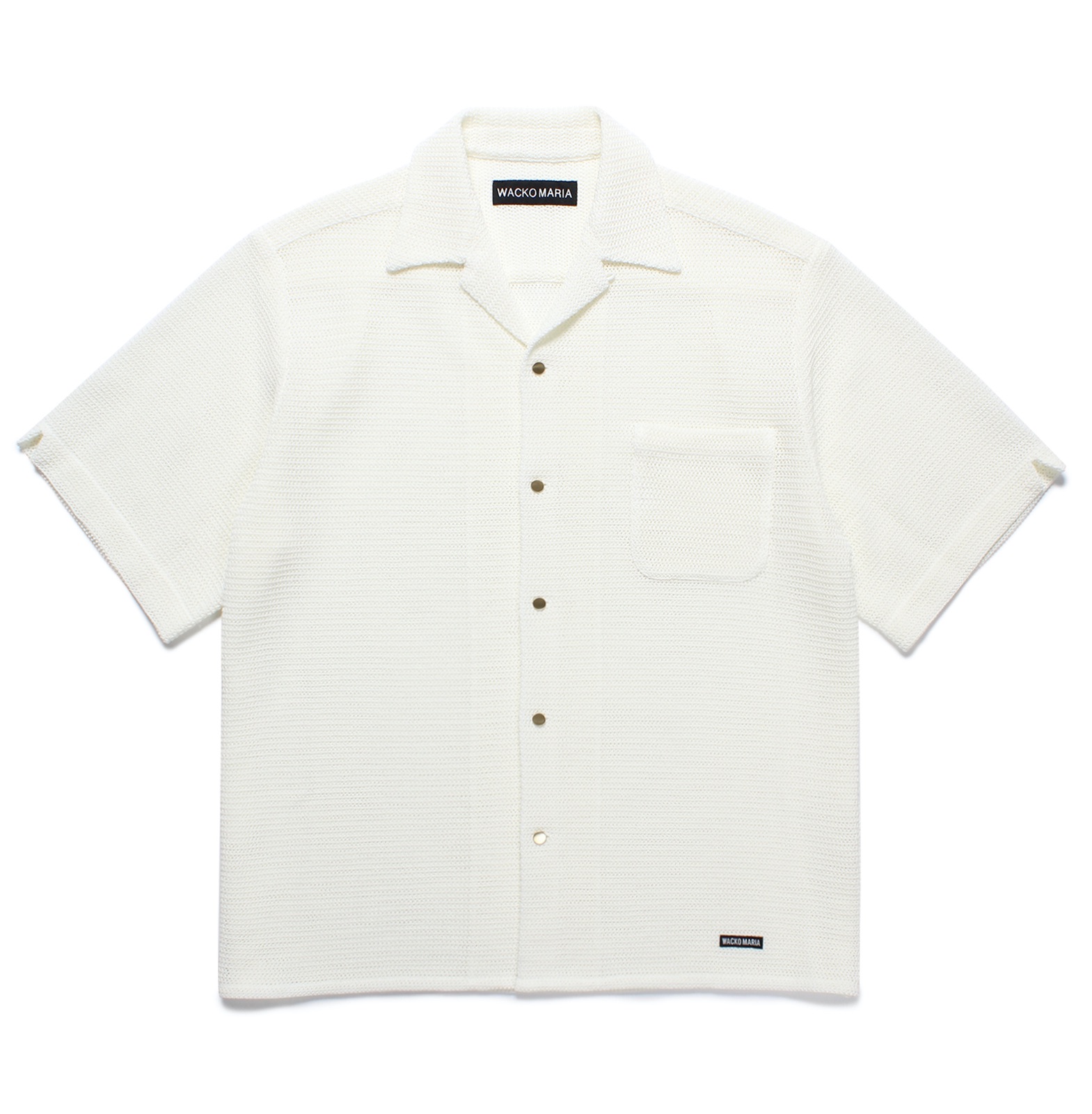 WACKO MARIA / SUMMER KNIT OPEN COLLAR SHIRT