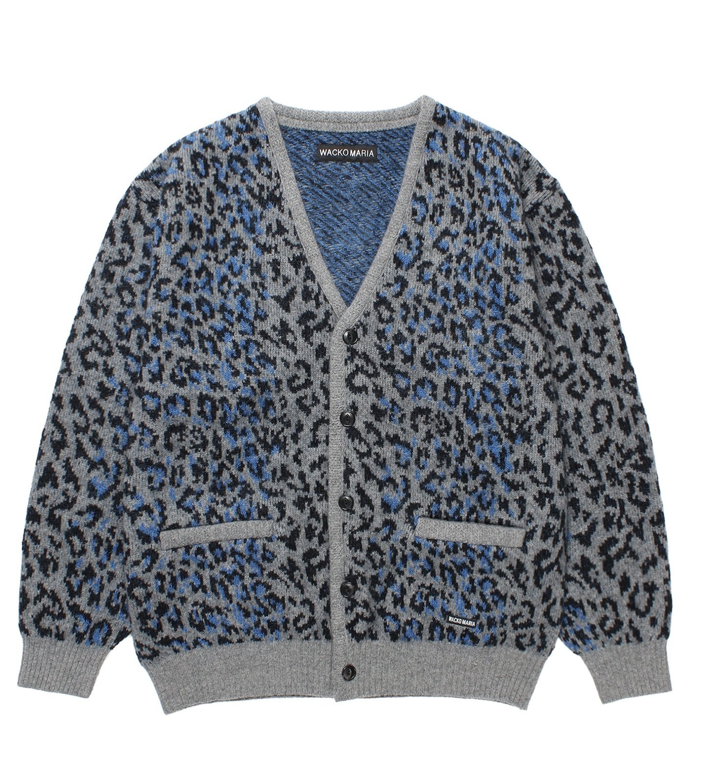 WACKO MARIA / LEOPARD MOHAIR JACQUARD KNIT CARDIGAN