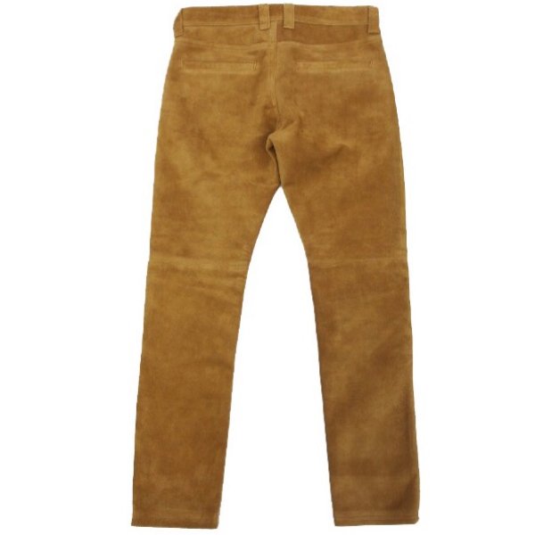 画像2: F-LAGSTUF-F x BLACKMEANS LEATHER PANTS ベージュ (2)