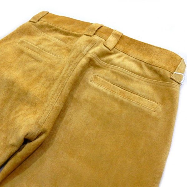 画像5: F-LAGSTUF-F x BLACKMEANS LEATHER PANTS ベージュ (5)