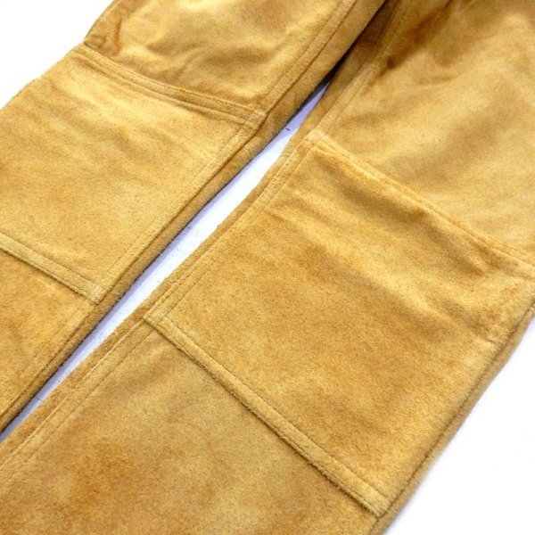 画像4: F-LAGSTUF-F x BLACKMEANS LEATHER PANTS ベージュ (4)