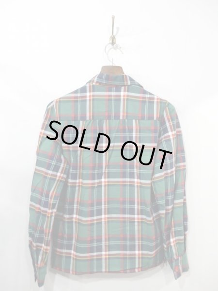 画像3: LADIES / Freddies of Pinewood Green Plaid Work Blouse (3)