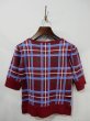 画像2: COLLECTIF / CHRISSIE WINE CHECK JUMPER (2)