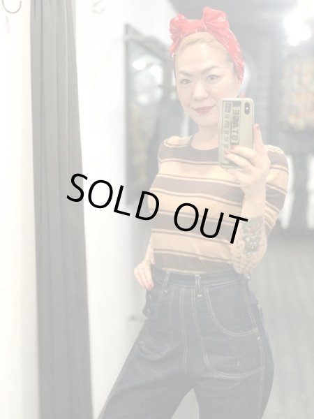 画像4: COLLECTIF / CHRISSIE BEETLE STRIPE JUMPER (4)