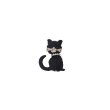 画像1: COLLECTIF / BLACK KITTY BROOCH (1)