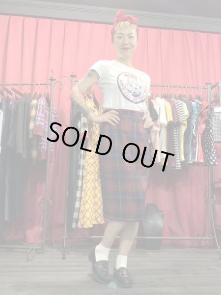 画像5: COLLECTIF / Polly Ginsburg Check Pencil Skirt (5)