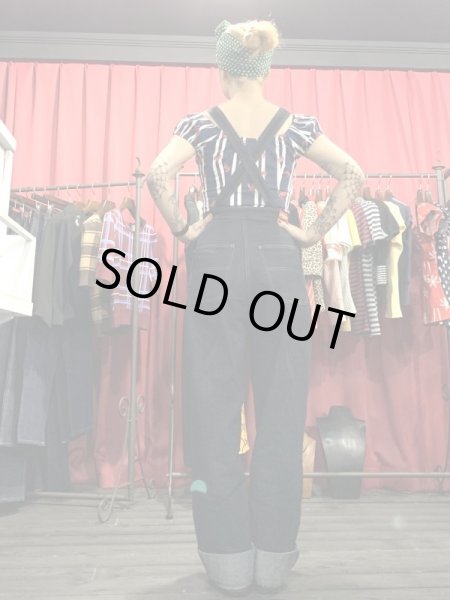 画像7: COLLECTIF / MAINLINE LORENA CRABS AND STRIPES TOP (7)