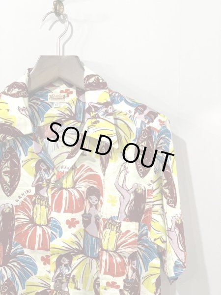 画像2: Mookiesato Hawaiian shirts "Mystery Girls" (2)