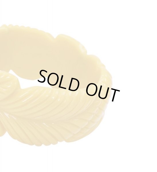 画像2: COLLECTIF / CARRIE VINTAGE LEAVES BANGLE (2)