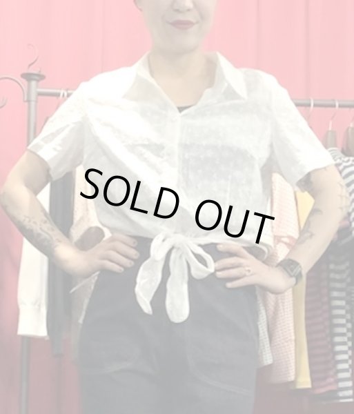 画像6: COLLECTIF / SAMMY BRODERIE ANGLAISE TIE BLOUSE (6)