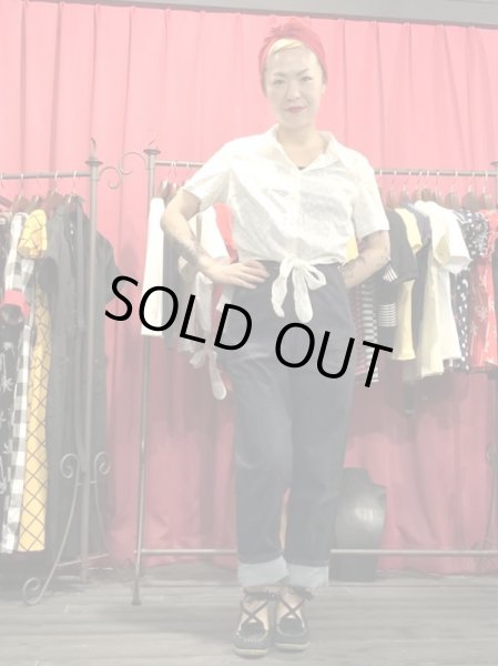 画像5: COLLECTIF / SAMMY BRODERIE ANGLAISE TIE BLOUSE (5)