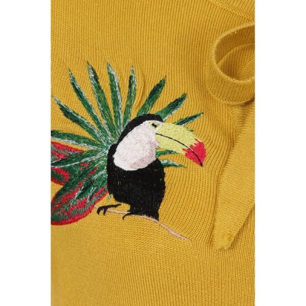 画像3: COLLECTIF / CHARLENE TROPICAL TOUCAN CARDIGAN (3)
