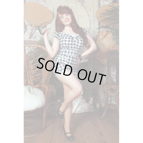 画像4: COLLECTIF / DOLORES VINTAGE GINGHAM TOP (4)