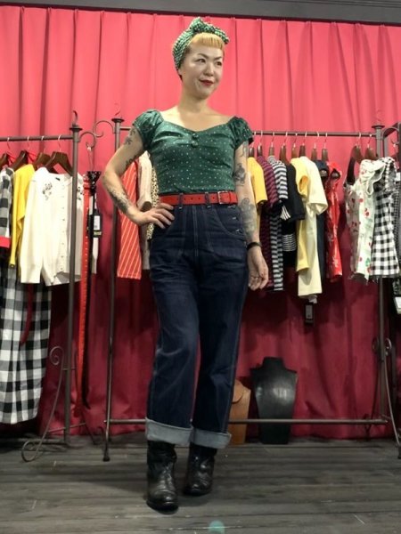 画像5: COLLECTIF / DOLORES POLKA DOT TOP (5)