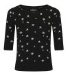 画像1: COLLECTIF / CHRISSIE NIGHT SKY KNITTED TOP (1)