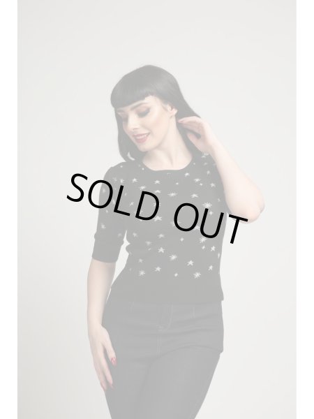 画像4: COLLECTIF / CHRISSIE NIGHT SKY KNITTED TOP (4)