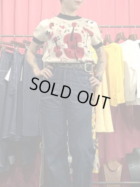 画像6: COLLECTIF / JAZZ SOUND KNITTED TOP (6)