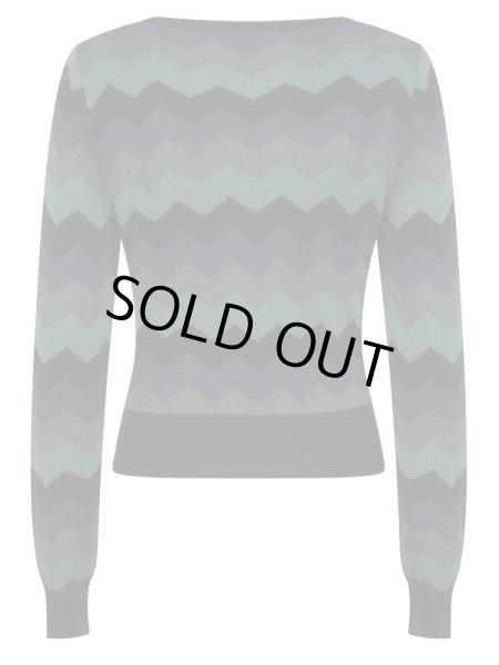 画像2: COLLECTIF / ZIG ZAG KNITTED TOP (2)