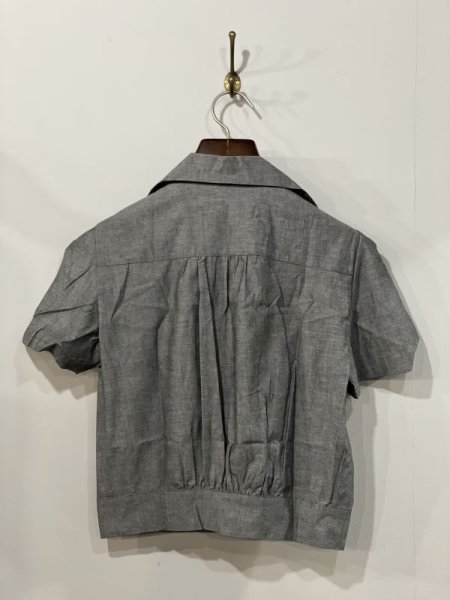 画像2: Freddies of Pinewood / Charcoal Work Blouse (2)