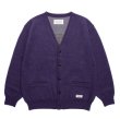 画像2: WACKO MARIA / LOGO MOHAIR KNIT JACQUARD CARDIGAN (2)