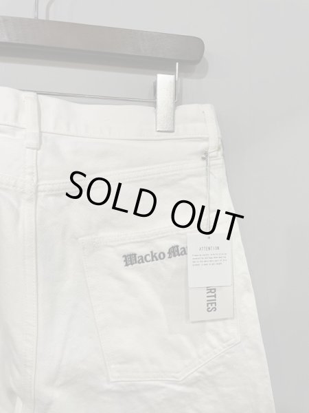 画像2: WACKO MARIA / DENIM PANTS (WHITE) (2)